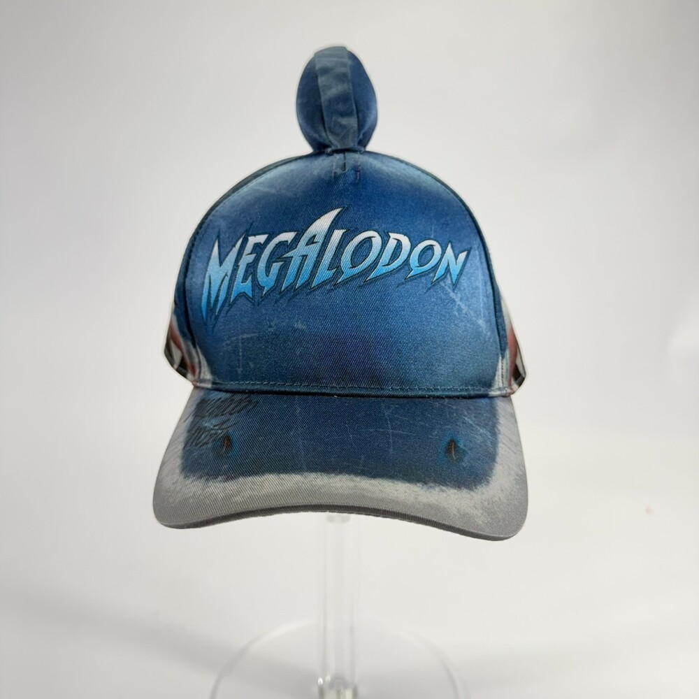 SIGNED Monster Jam MEGALODON Hat Youth Cap Adjustable w/ Shark Fin 2022